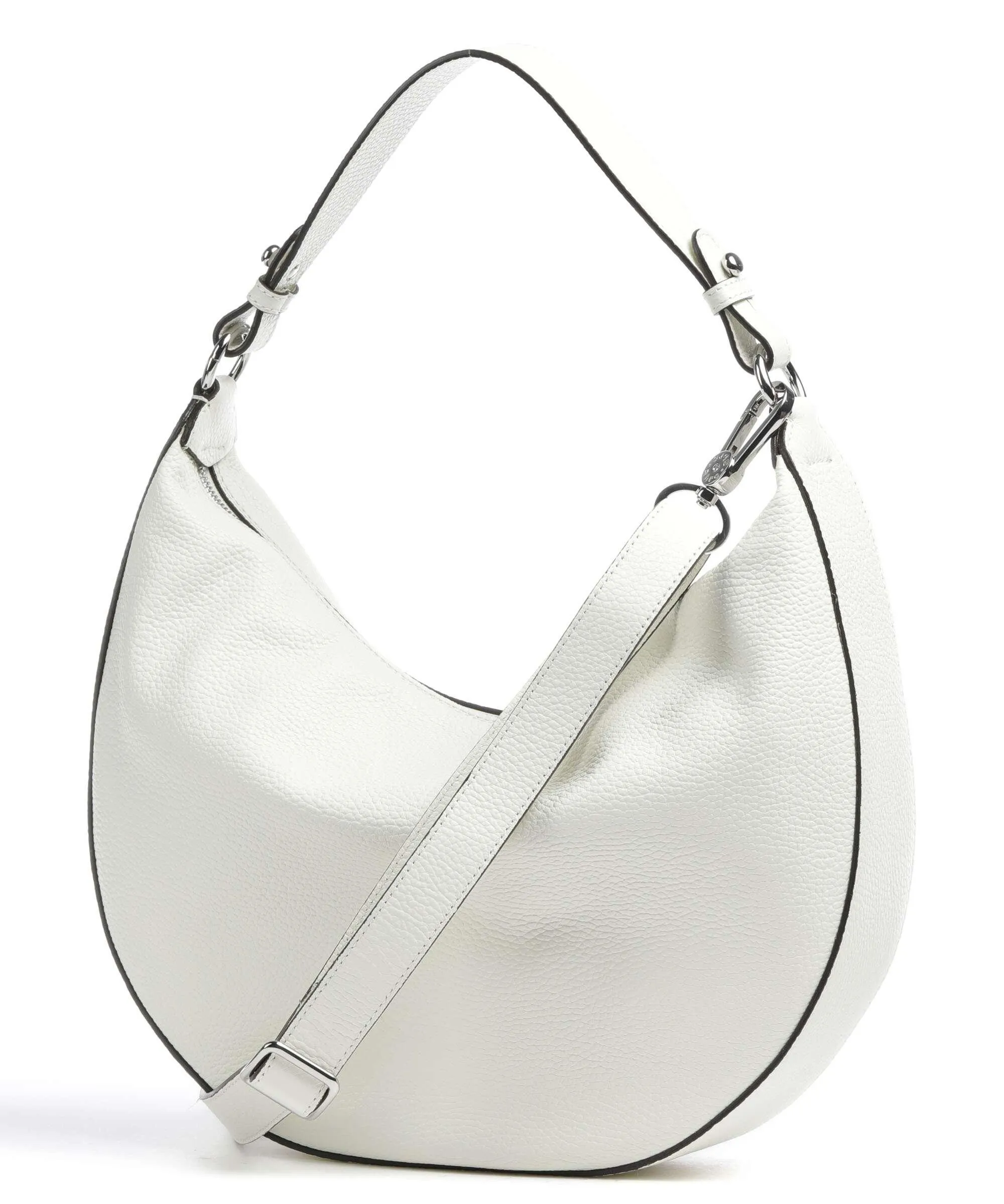  Abro Adria Lulu Borsa hobo pelle di vacchetta grana avorio  