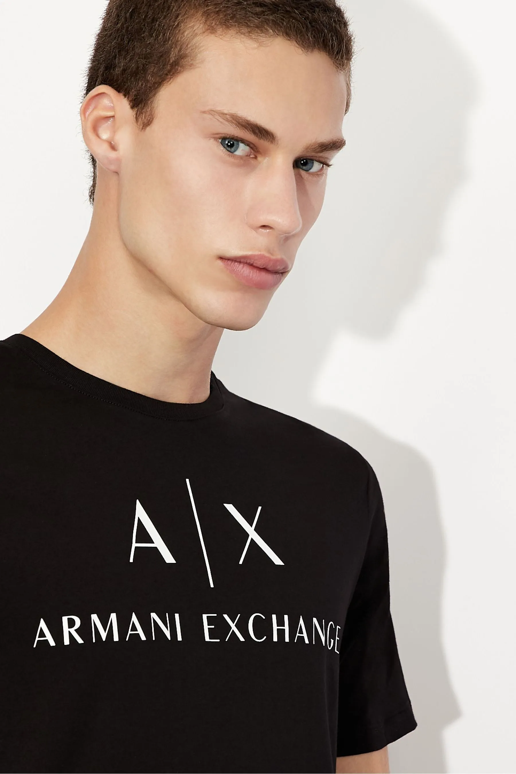 Armani Exchange Logo 100% Cotone T-Shirt    