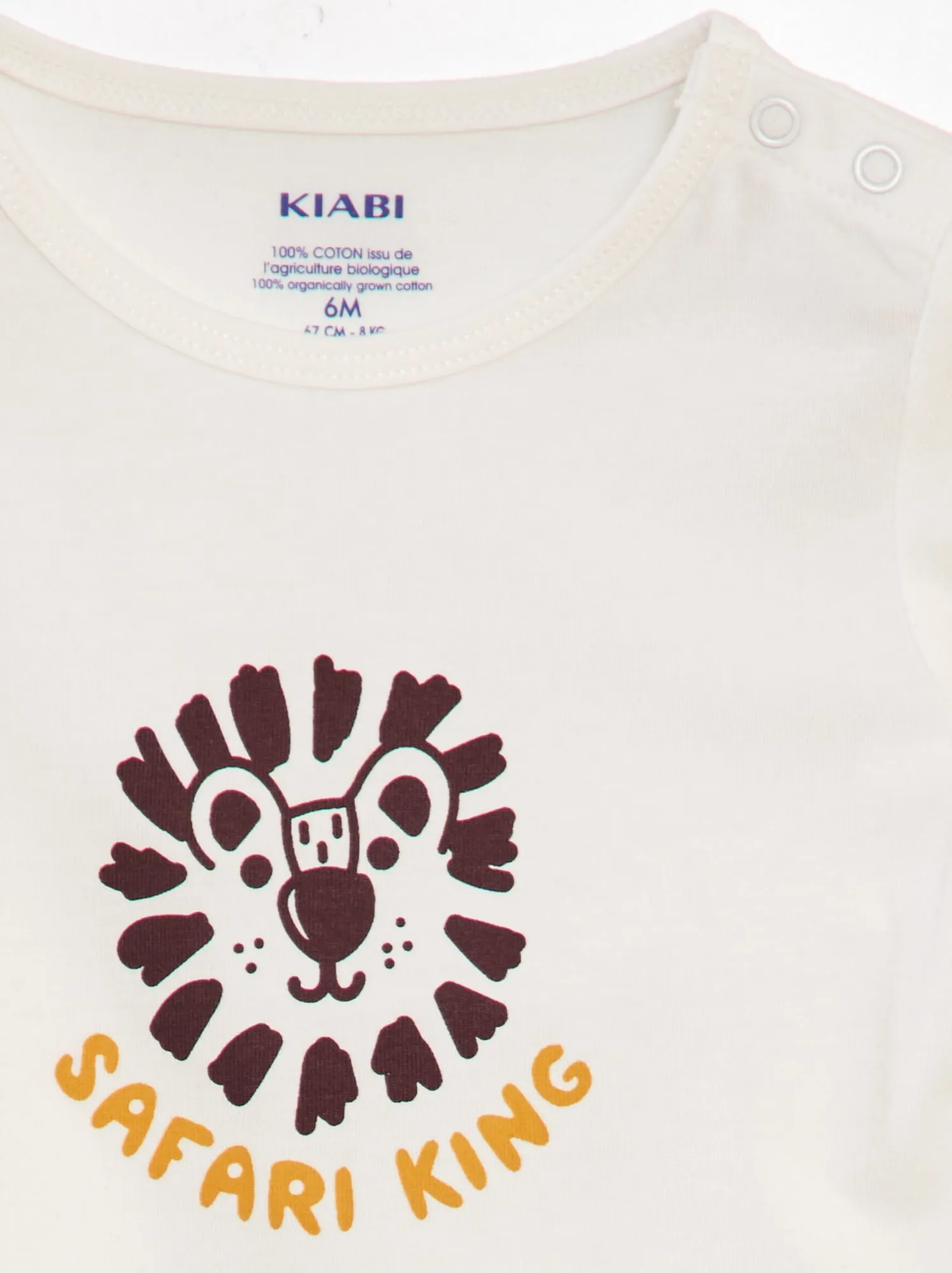 Completo t-shirt + shorts in cotone - 2 pezzi - BIANCO
