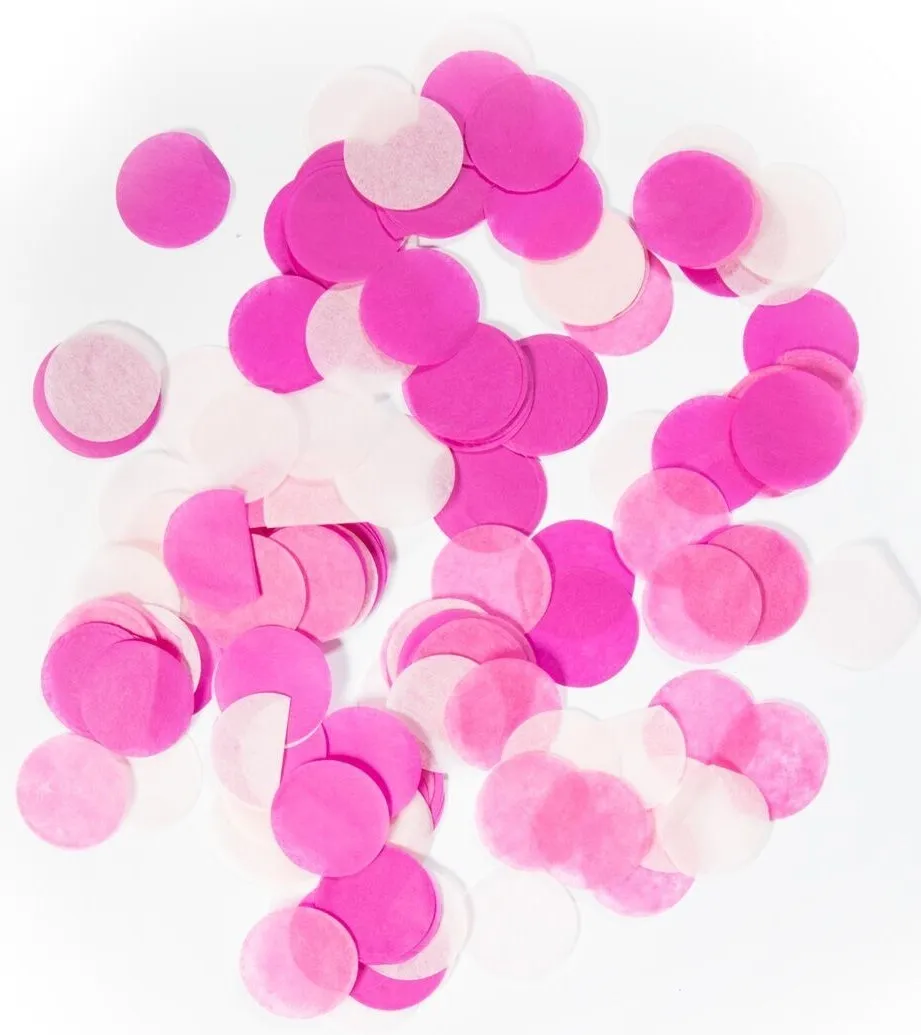 Coriandoli rosa fucsia