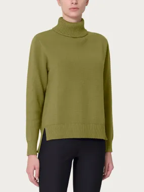 Dolcevita asimmetrico in Super soft - Sphagnum