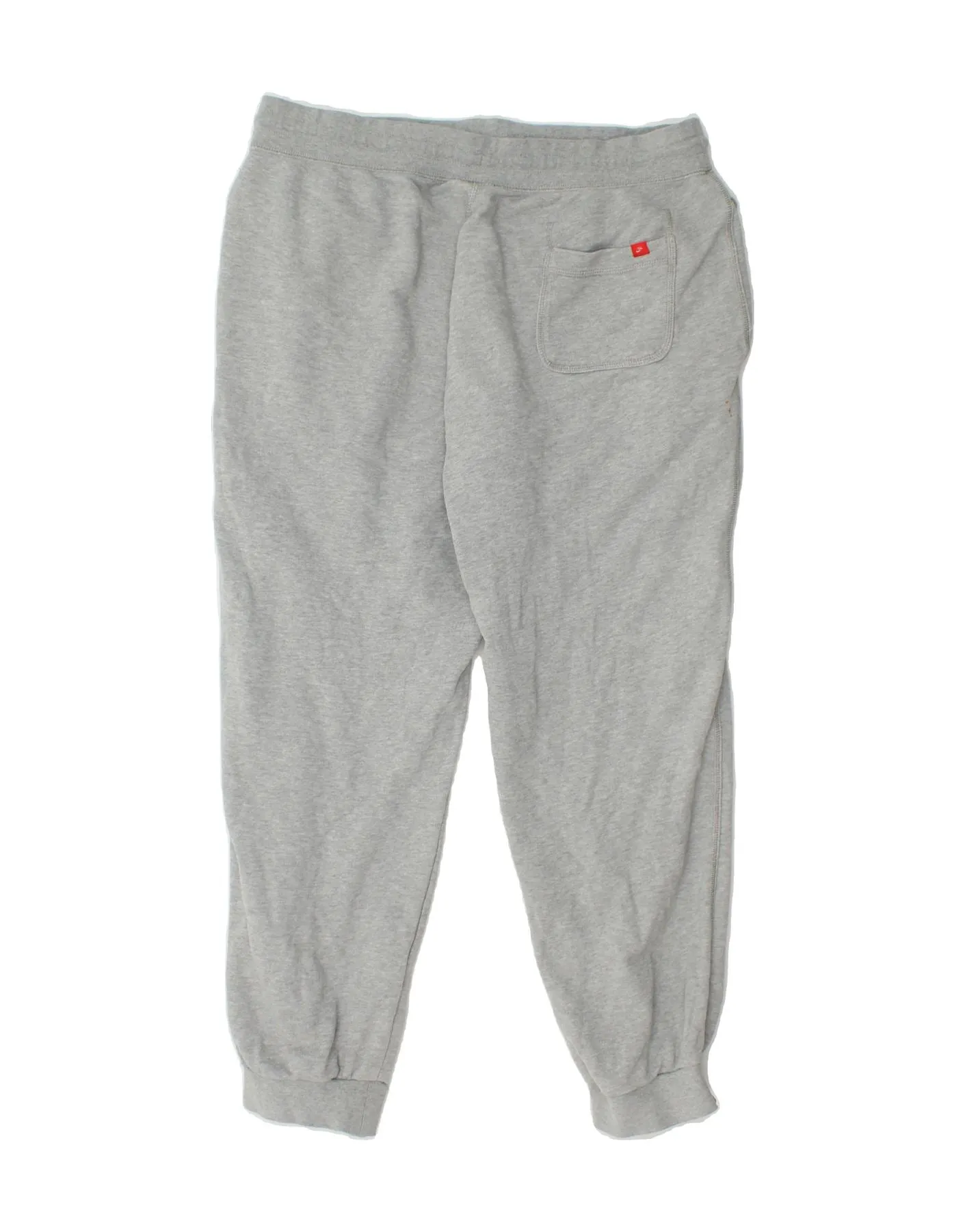 NIKE Mens Tracksuit Trousers Joggers XL  Grey Cotton