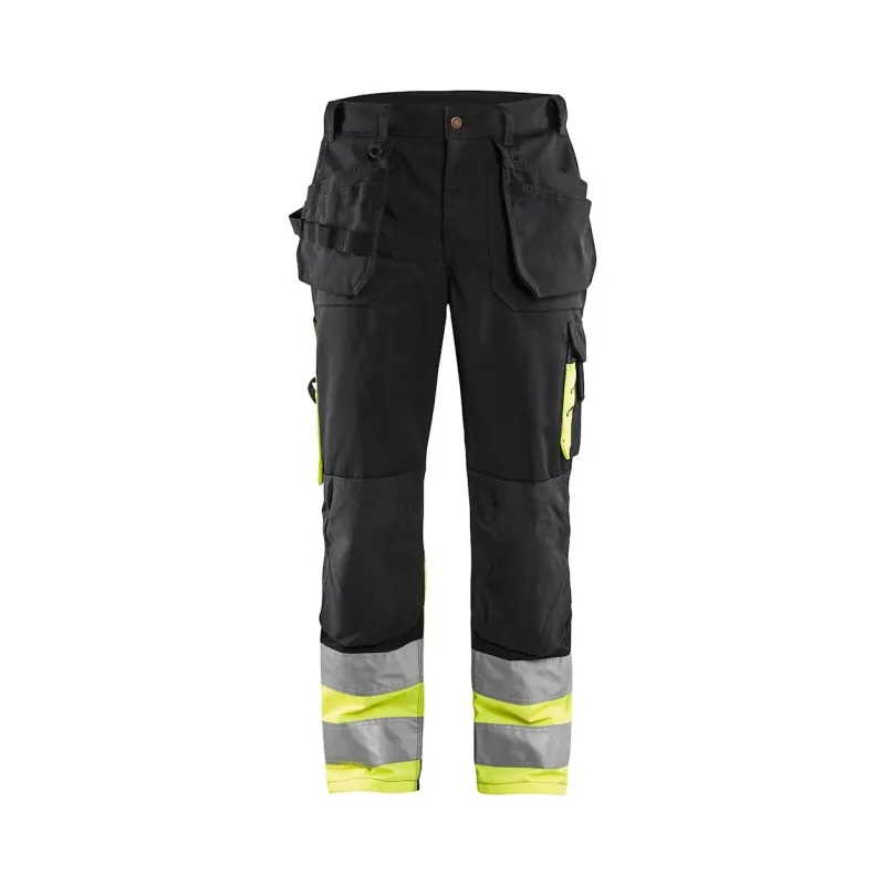 Pantalone da lavoro alta visibilità Multitasche Blaklader High VIS 100% cotone 152913708833C50