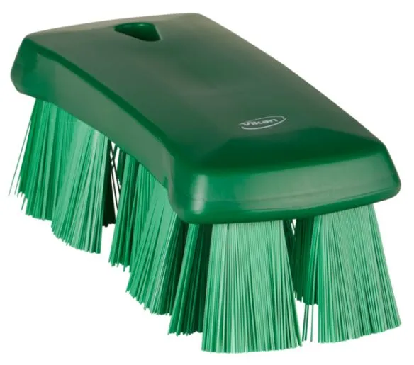 Spazzola a mano Duro Verde Vikan, con setole in Poliestere di 176mm, per Pulizia industriale