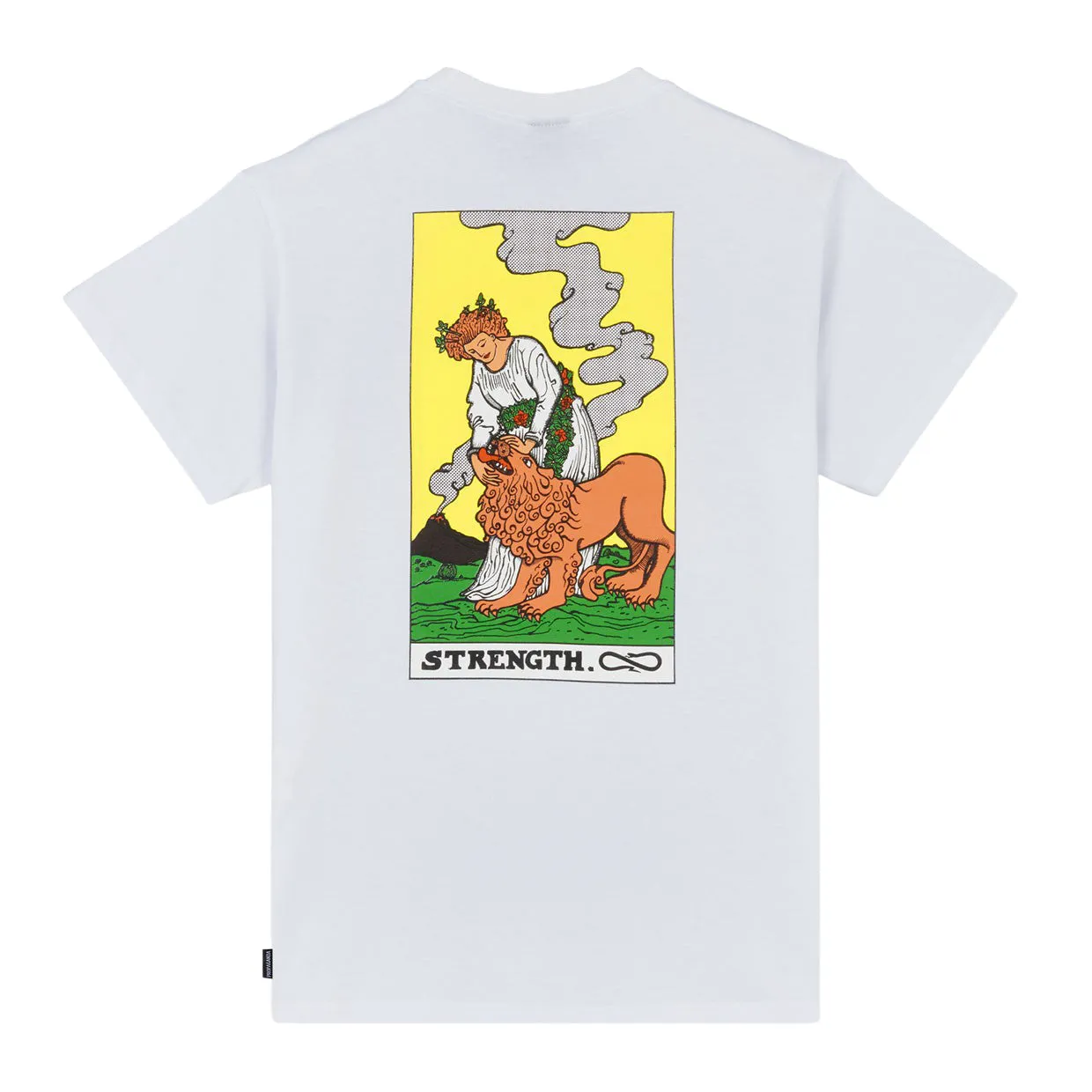 T-shirt Propaganda Strength Bianco